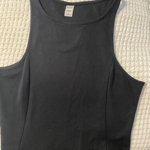 Black M old navy tight flare dress